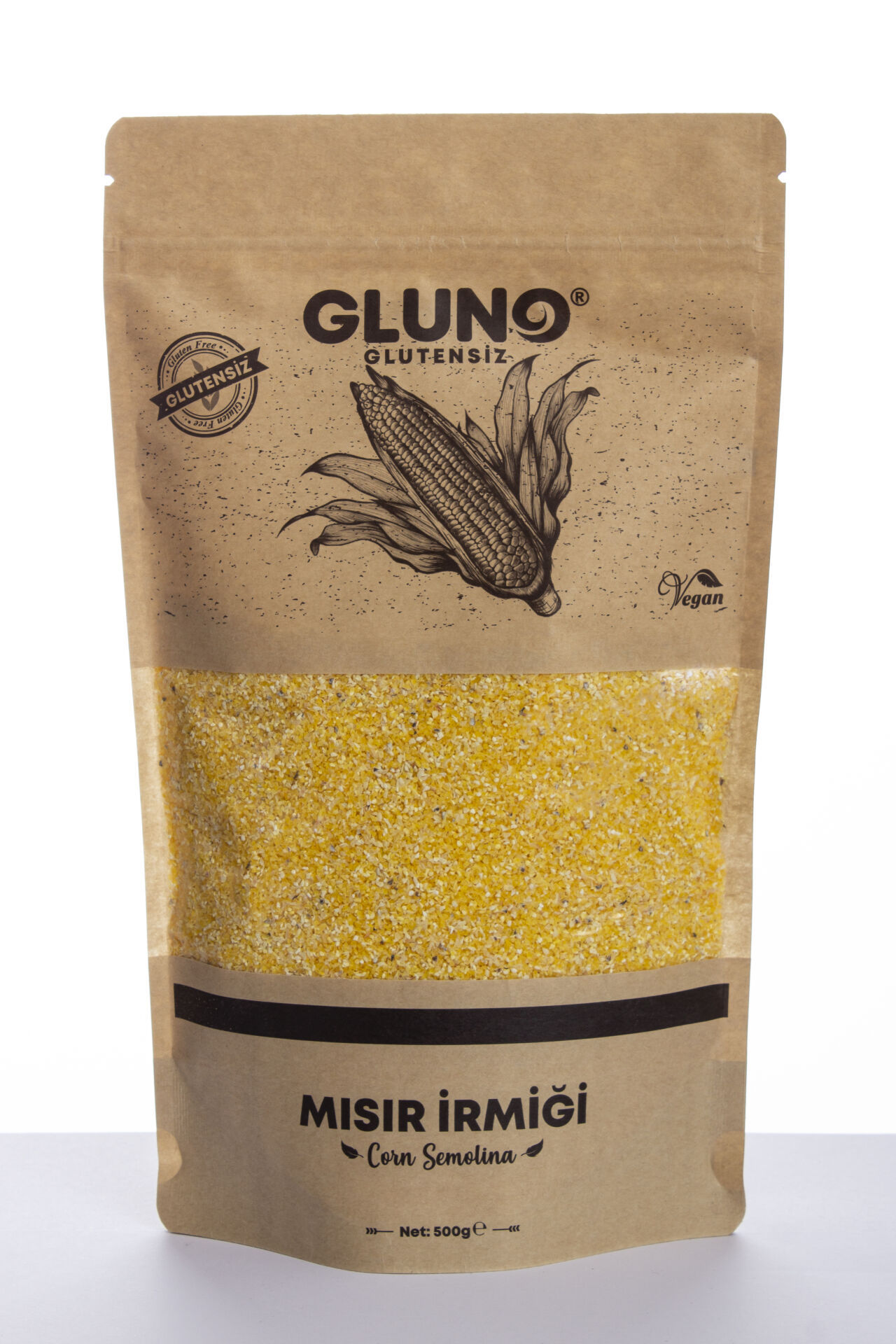 Gluno Glutensiz Mısır İrmiği 500 gr
