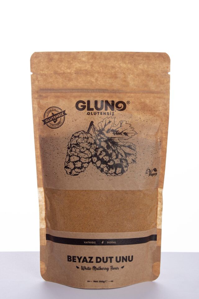 Gluno Glutensiz Beyaz Dut Unu 250gr