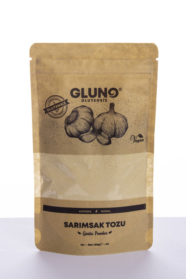Gluno Glutensiz Sarımsak Tozu 100g