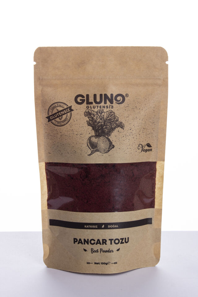 Gluno Glutensiz Pancar Tozu 100g