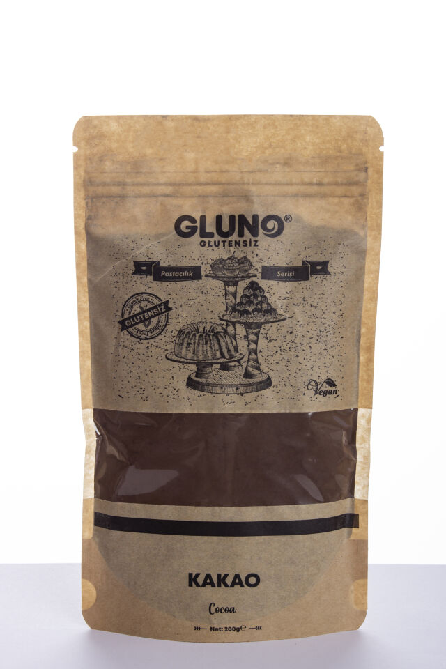 Gluno Glutensiz Kakao 200 Gr
