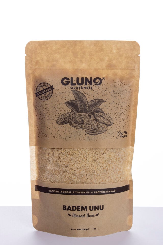 Gluno Glutensiz Badem Unu 250 Gr