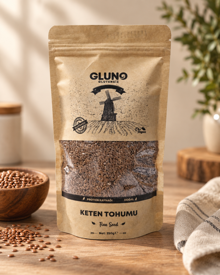 Gluno Glutensiz Keten Tohumu 250 Gr