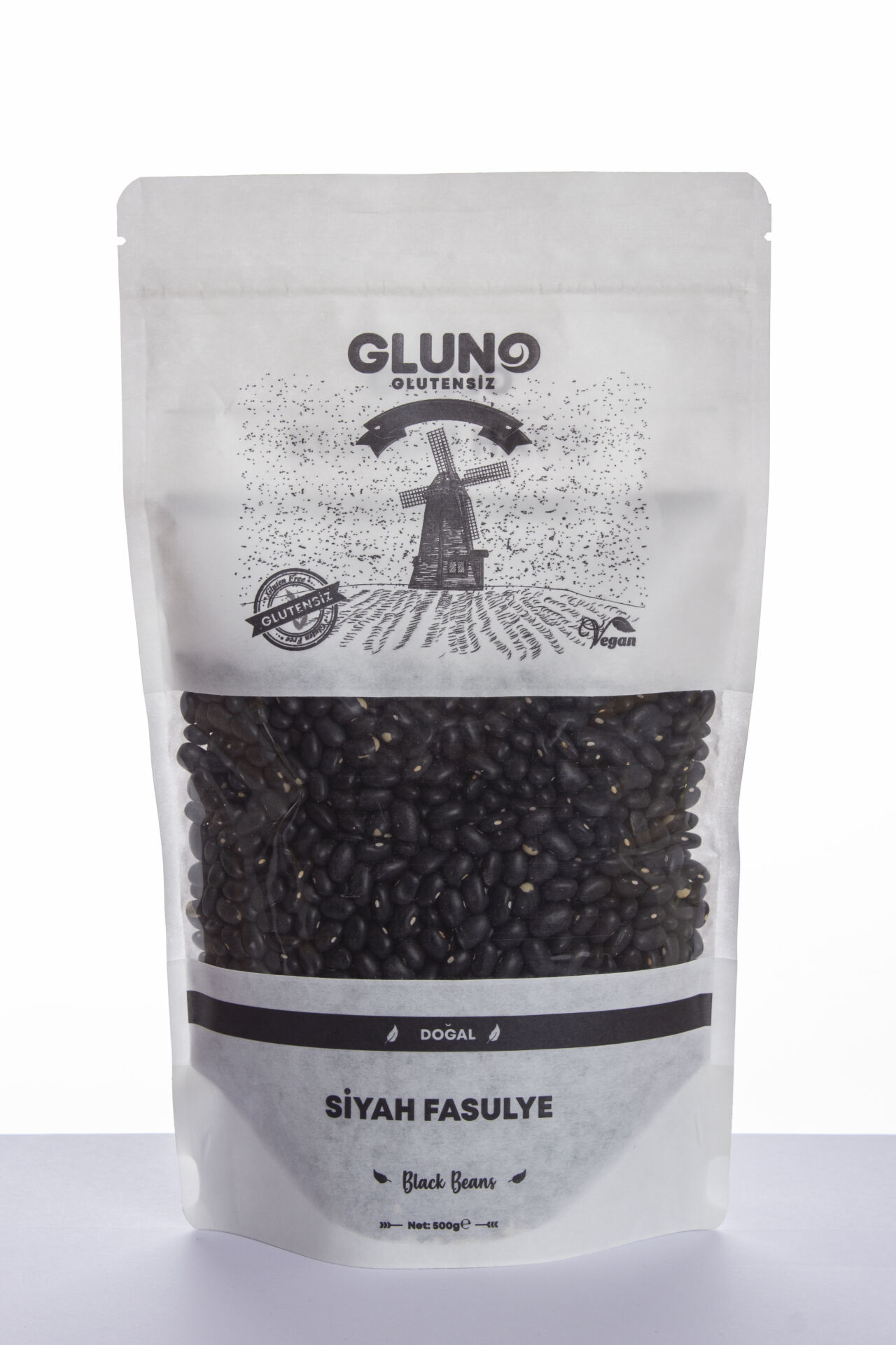 Gluno Glutensiz Siyah Fasulye 500 Gr