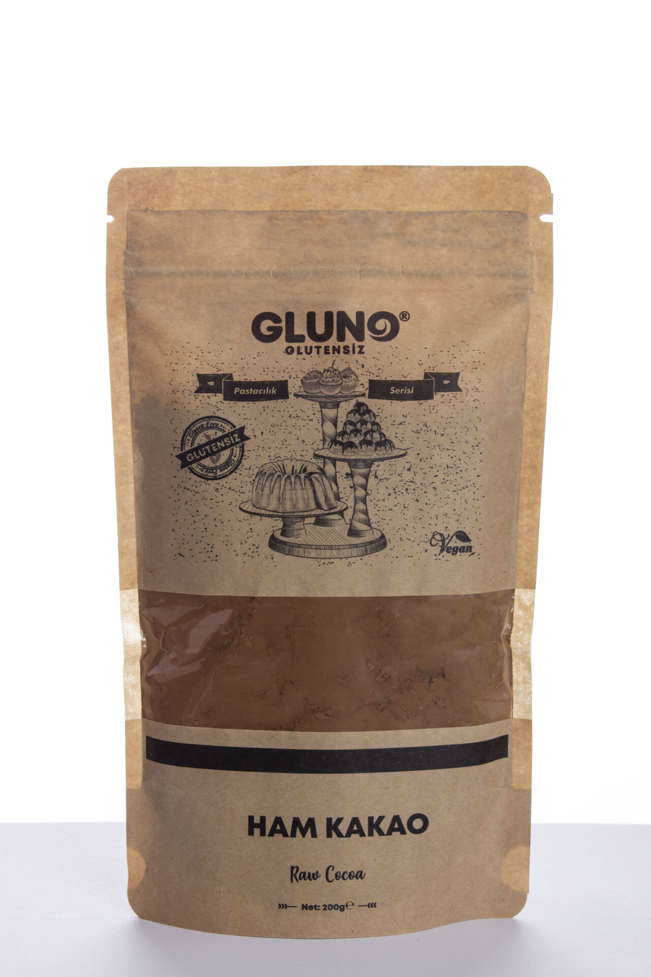 Gluno Glutensiz Ham Kakao 200 Gr