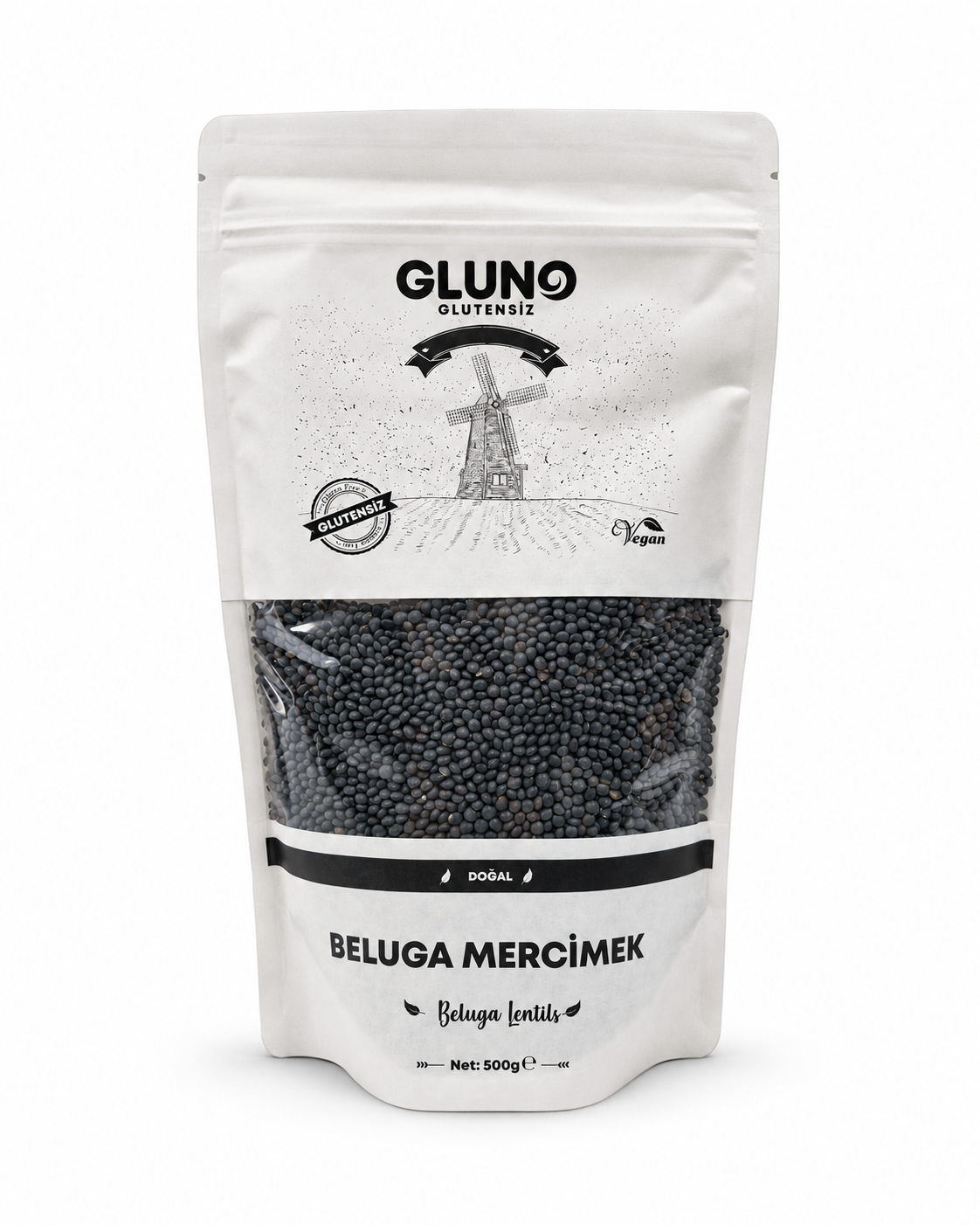 Gluno Glutensiz Beluga Mercimek 500 Gr