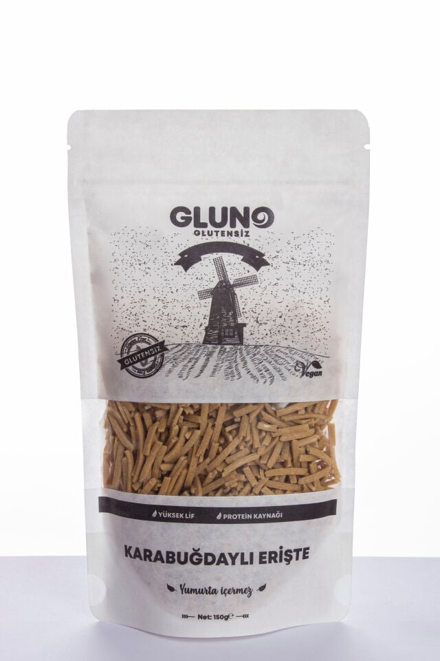 Gluno Glutensiz Karabuğdaylı Erişte 150 Gr