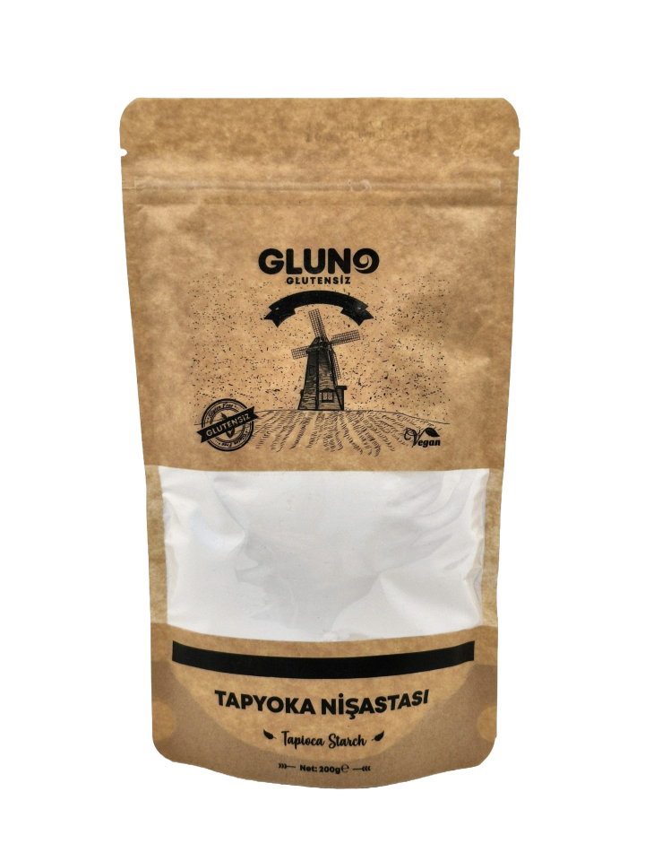 Gluno Glutensiz Tapyoka Nişastası 200 Gr