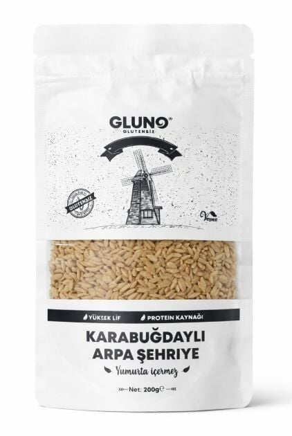 Gluno Glutensiz Karabuğdaylı Arpa Şehriye 200 Gr