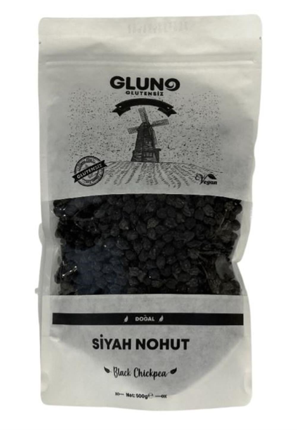 Gluno Glutensiz Siyah Nohut 500 Gr