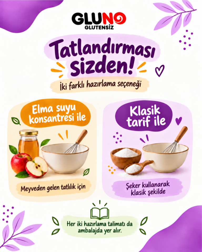 Gluno Glutensiz Karabuğdaylı Pankek-Waffle Karışımı 150g